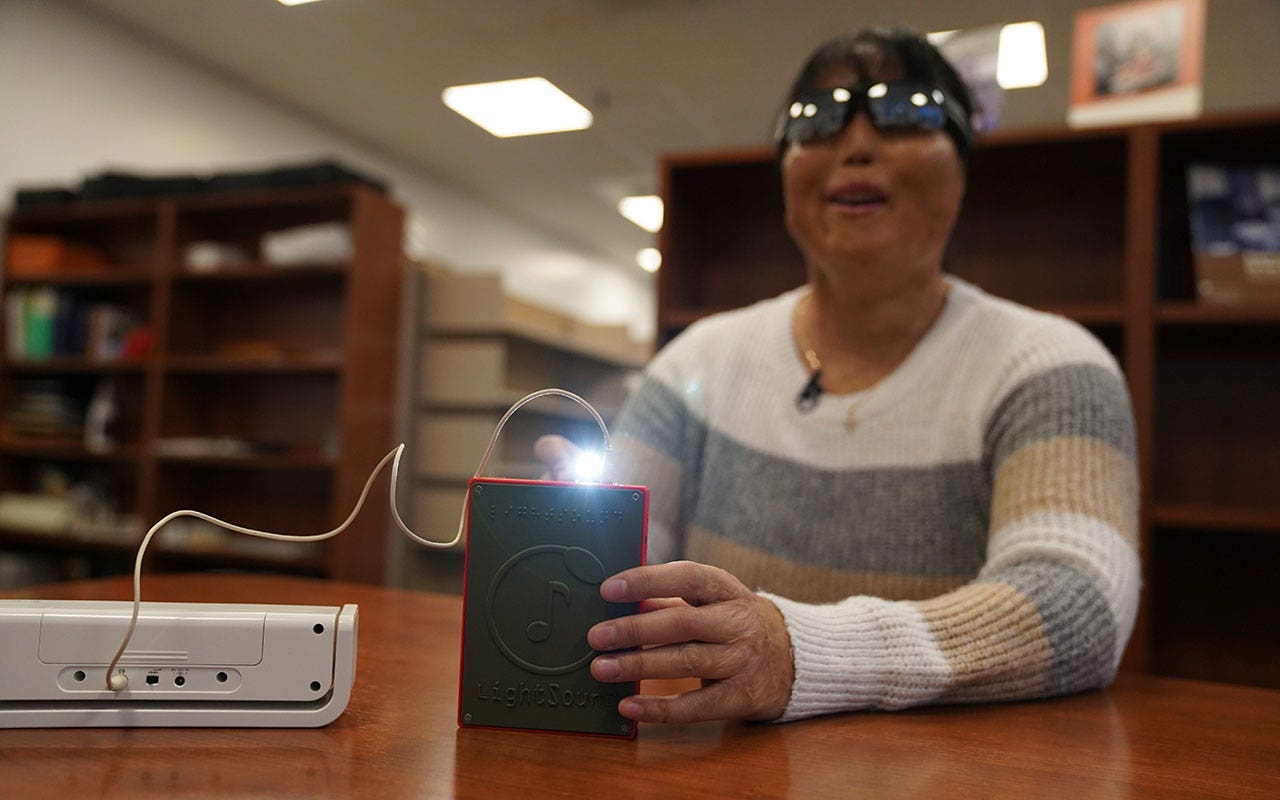 New technology allows those who are blind to hear and feel April's solar eclipse